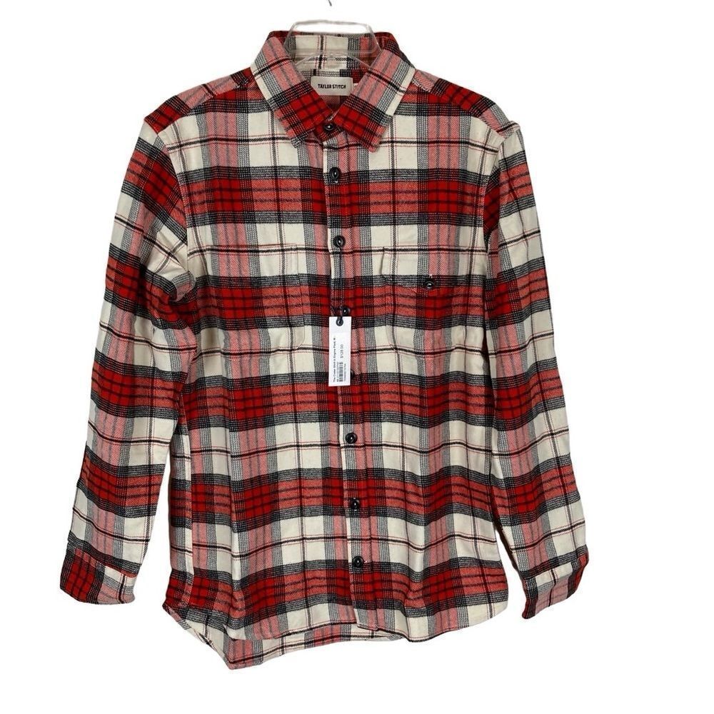 Taylor Stitch The Crater Shirt in engine plaid flannel button up shirt S, XL NEW